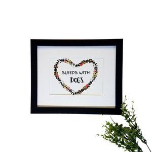 Sleeps with Dogs 5x7 Print with Matte